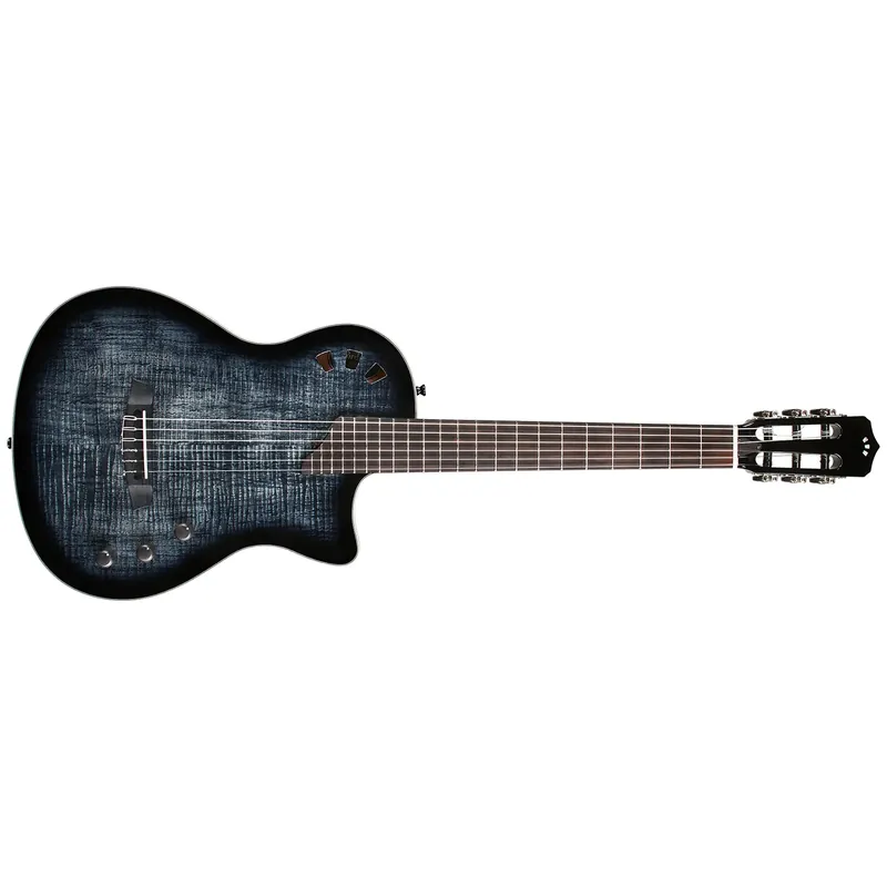 Cordoba Stage Nylon-String Acoustic-Electric Guitar, Pau Ferro Fretboard, Black Burst Warranty Included