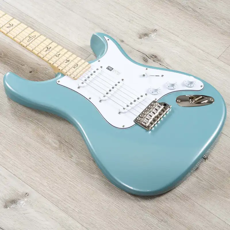 Certified PRS Paul Reed Smith Silver Sky Maple John Mayer Guitar, Maple Fretboard, Polar Blue