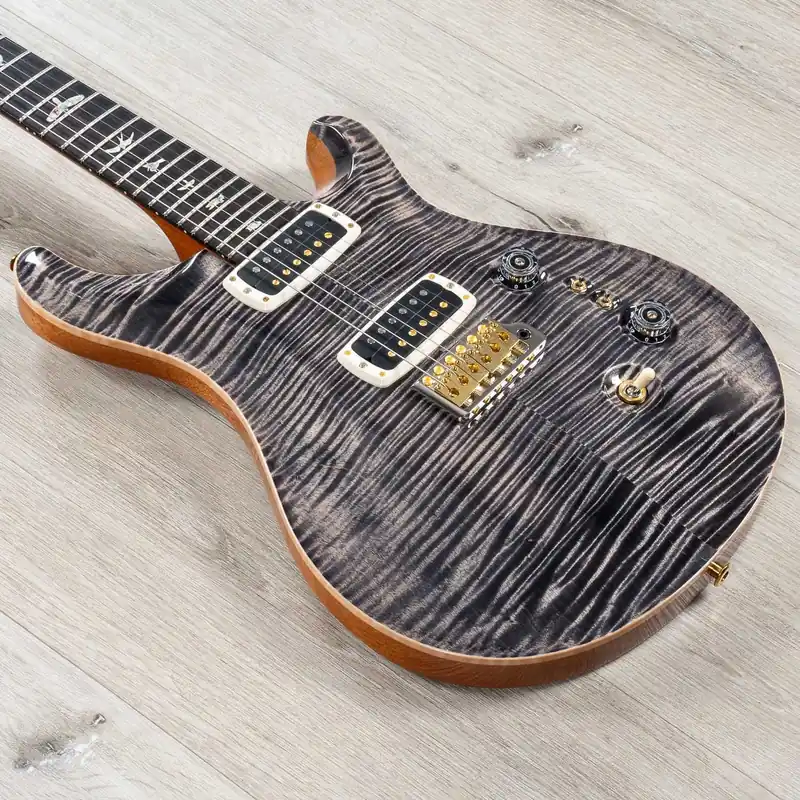 Hot Deal PRS Paul Reed Smith Custom 24-08 10-Top Guitar, Rosewood Fingerboard, TCI Pickups, Wing Tuners, Charcoal