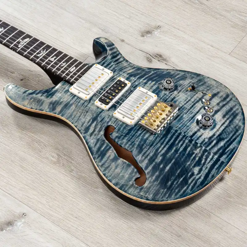 PRS Paul Reed Smith Special Semi-Hollow 10-Top Guitar, Rosewood Fretboard, Wing Tuners, Faded Whale Blue Exclusive