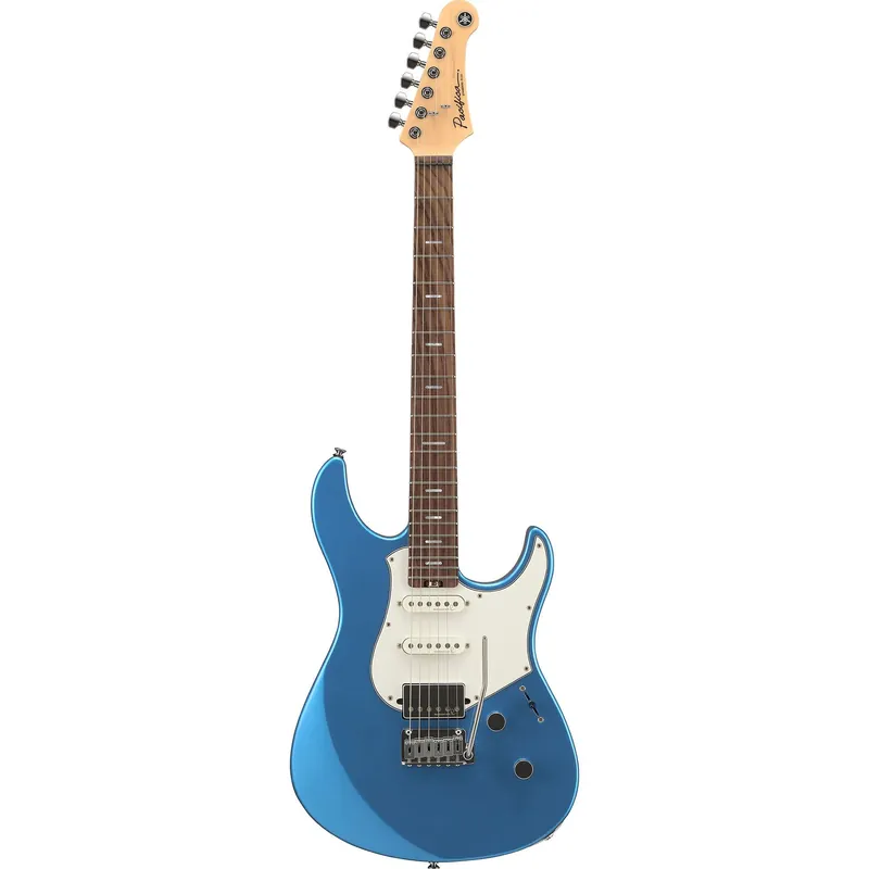 In Demand Yamaha PACS+12 Pacifica Standard Plus HSS Guitar, Rosewood Fretboard, Sparkle Blue