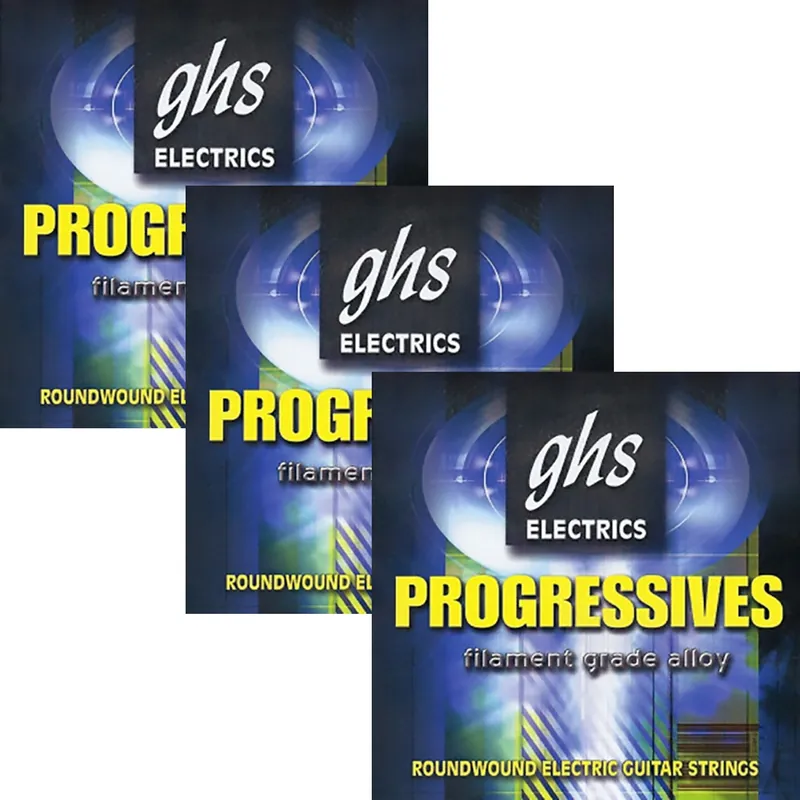 Genuine 3 Sets GHS PRDM Progressives Dave Mustaine Thin Thick Electric Guitar Strings 10-52