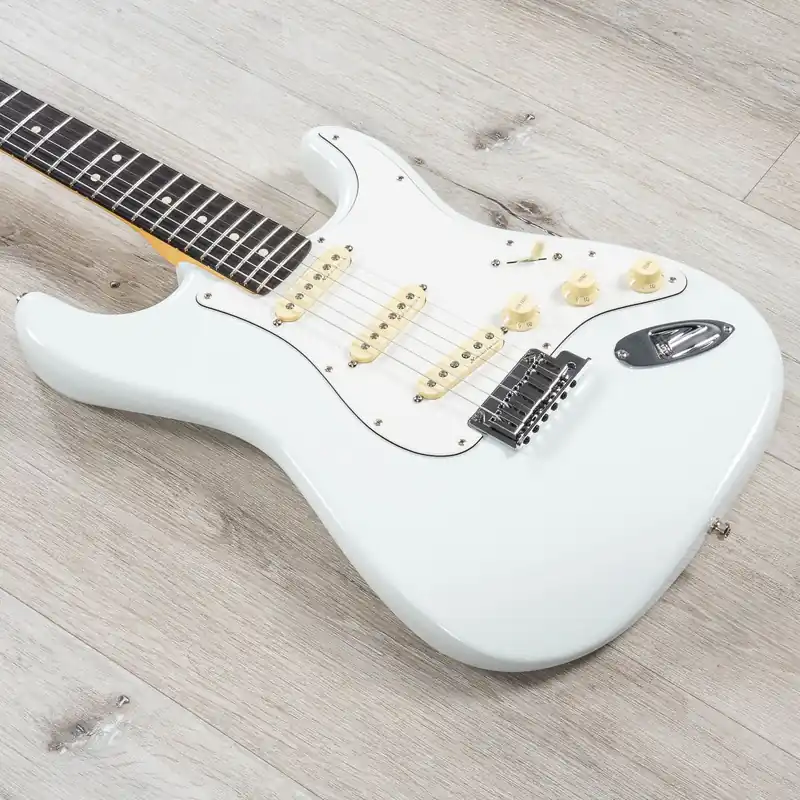 Limited Edition Fender Custom Shop Jeff Beck Signature Stratocaster Guitar, Rosewood Fingerboard, Olympic White