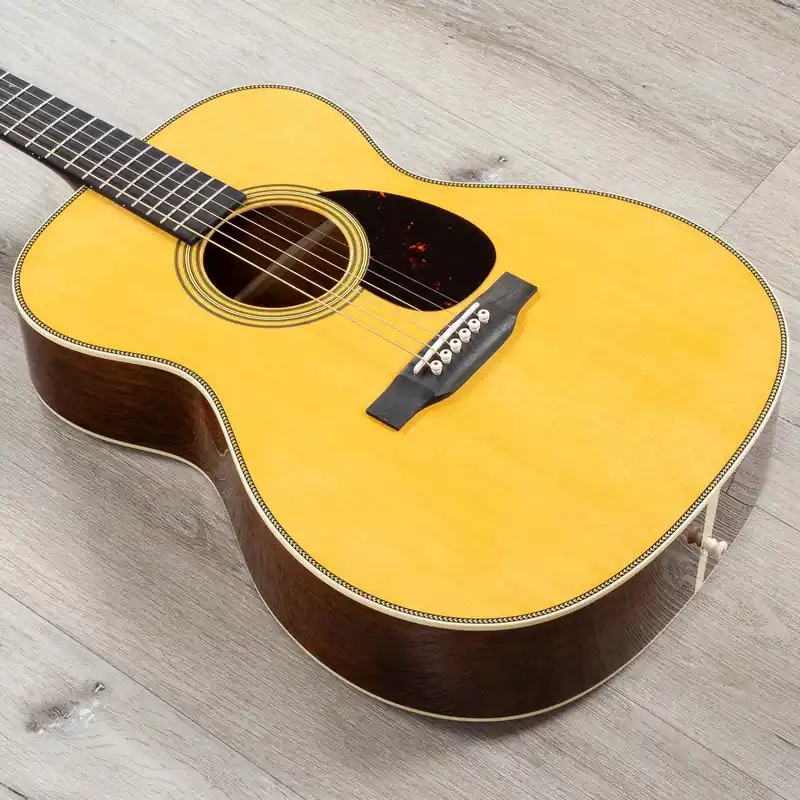Warranty Included Martin Custom Shop OM-28 Inspired Acoustic Guitar, Guatemalan Rosewood Back/Sides, VTS Sitka Spruce