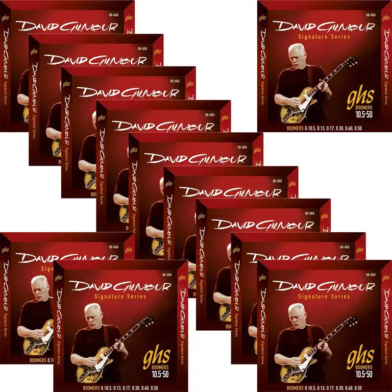 12 Sets GHS DGG David Gilmour Signature Boomers Les Paul Electric Guitar Strings 10.5-50 Free Delivery