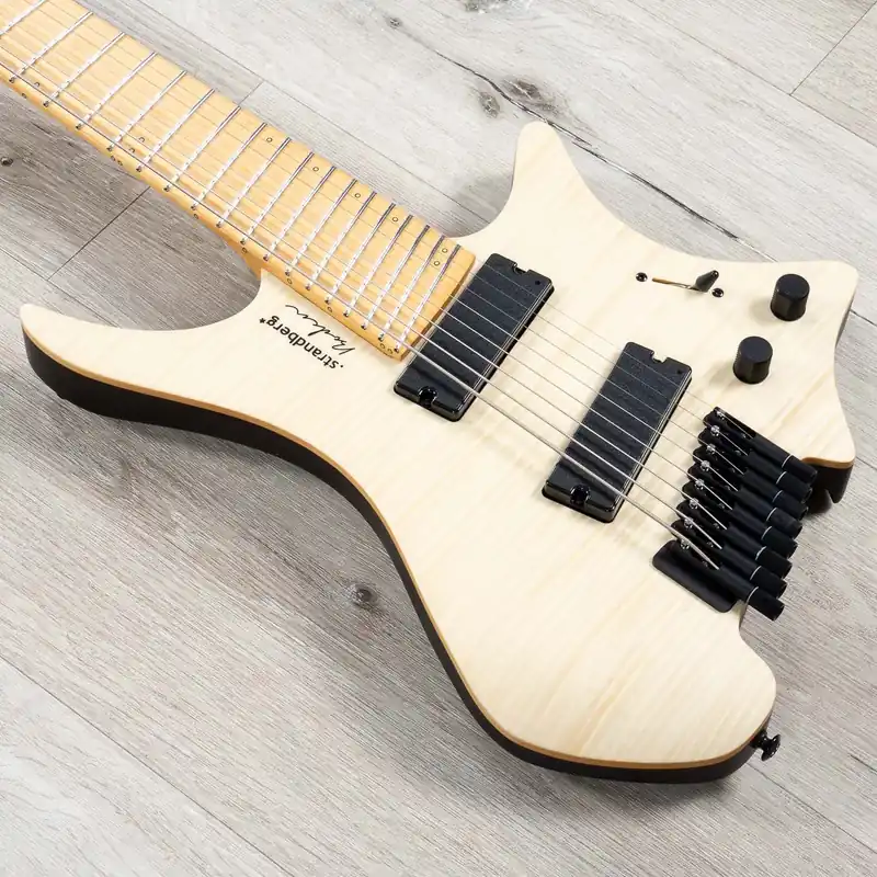 Strandberg Boden Standard NX 8 Headless 8-String Multi-Scale Guitar, Flame Maple Natural Seasonal Sale