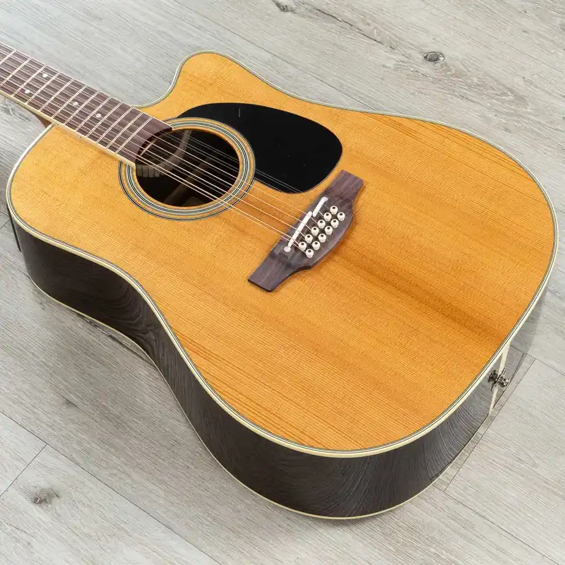 Takamine EF400SC TT 12-String Acoustic-Electric Guitar, Rosewood Fingerboard, Solid Thermal Spruce In Demand