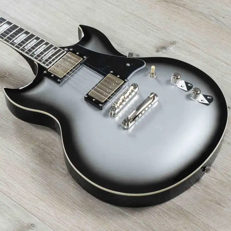 Editor’s Pick ESP LTD Bill Kelliher Royal Shiva Guitar, Mojotone Hell Benders, Silver Sunburst