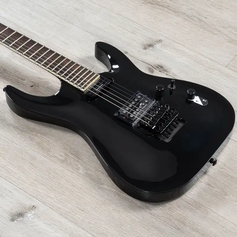 Final Sale ESP LTD Horizon Custom '87 Guitar, Seymour Duncan Hot Rail & Custom, Black