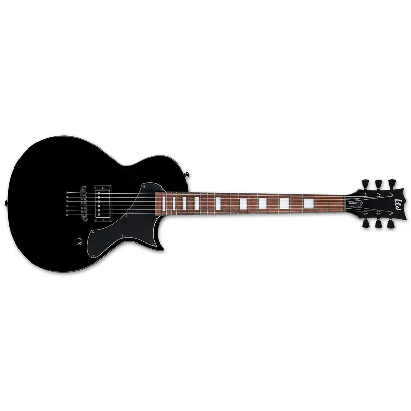 Shop Now ESP LTD EC-201FT Guitar, Roasted Jatoba Fretboard, Flat Top Mahogany Body, Black