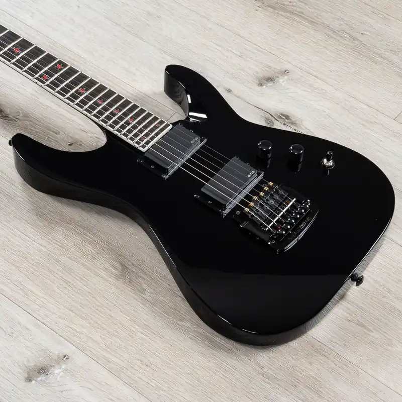 Fast Shipping ESP LTD Jeff Hanneman JH-600 CTM Guitar, Macassar Ebony Fretboard, Black