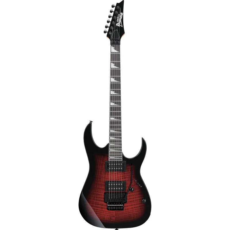Ibanez GRG320FA GIO RG Guitar, Bound Purpleheart Fretboard, Transparent Red Burst Limited Time