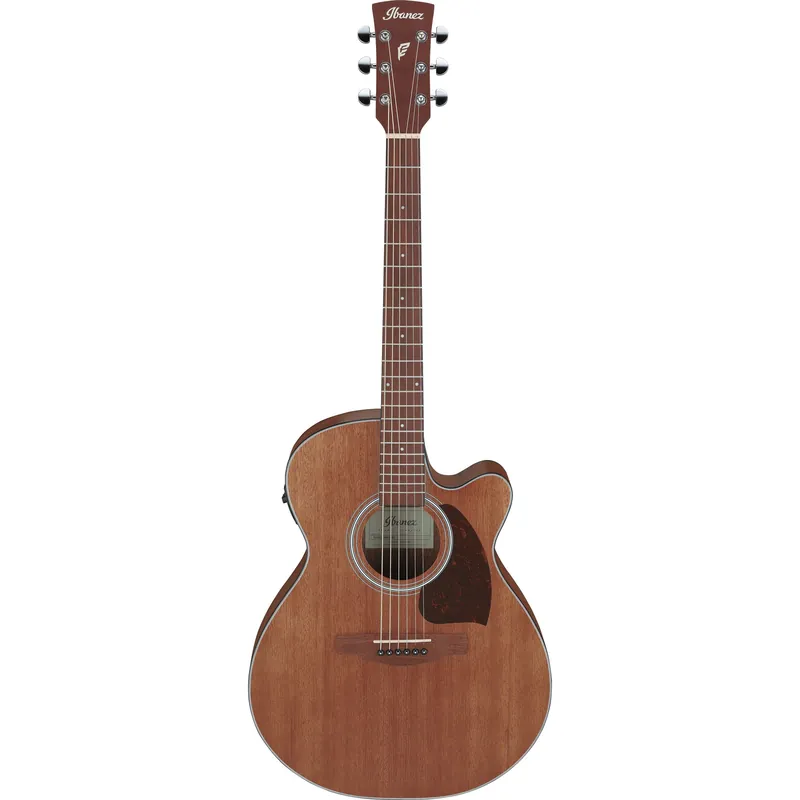 Ibanez PC54CE Grand Concert Cutaway Acoustic-Electric Guitar, All-Meranti, Open Pore Natural Fan Favorite