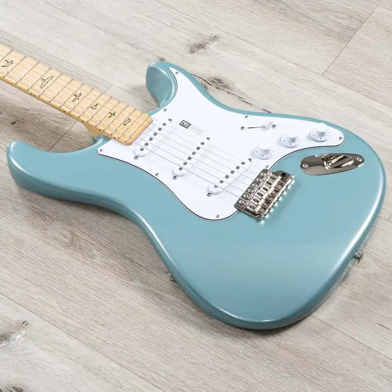 Top Pick PRS Paul Reed Smith John Mayer Silver Sky Maple Guitar, Maple Fretboard, Polar Blue 2023