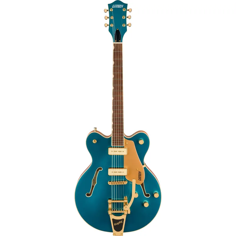 Direct From Manufacturer Gretsch Electromatic Pristine LTD Center Block Double-Cut Bigsby Guitar, Petrol
