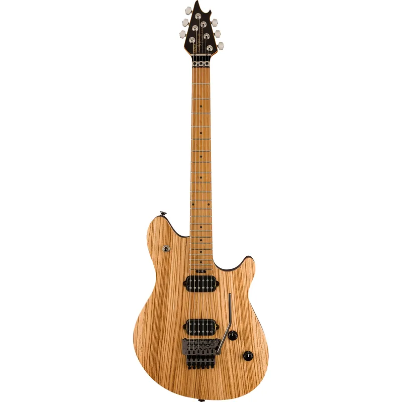 EVH Wolfgang WG Standard Exotic Zebrawood Guitar, Baked Maple Fretboard, Natural Get Yours