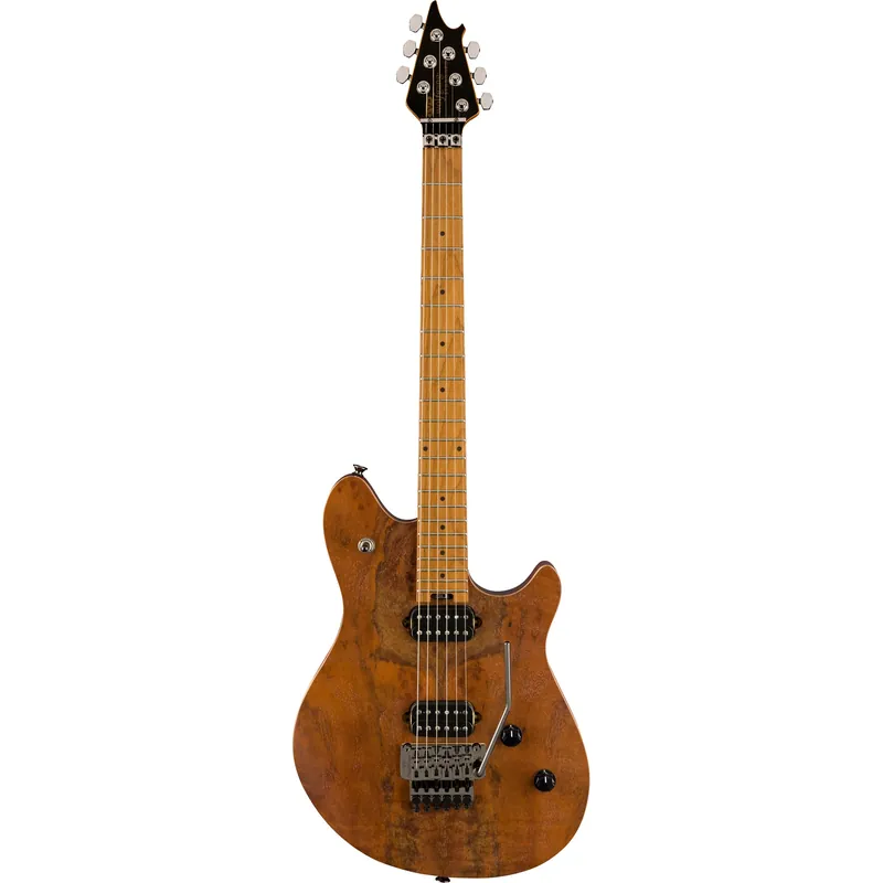 Authentic EVH Wolfgang WG Standard Exotic Black Walnut Guitar, Baked Maple Fretboard, Natural