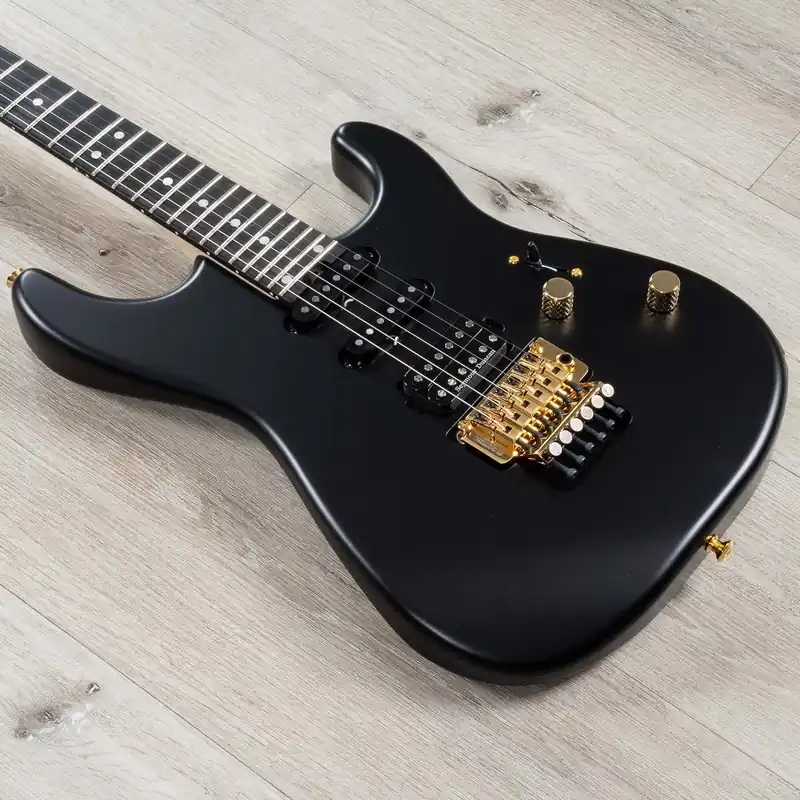 Fast Shipping Charvel MJ San Dimas Style 1 HSS FR E Guitar, Ebony Fretboard, Satin Black