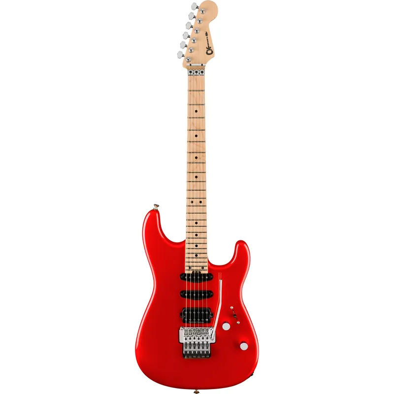 Original Charvel MJ San Dimas Style 1 HSS FR M Guitar, Maple Fretboard, Metallic Red