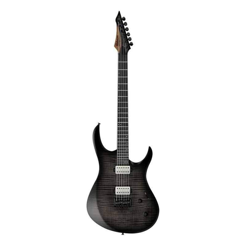 Discount Balaguer Diablo Standard Guitar, Ebony Fretboard, Roasted Maple Neck, Satin See-Through Black