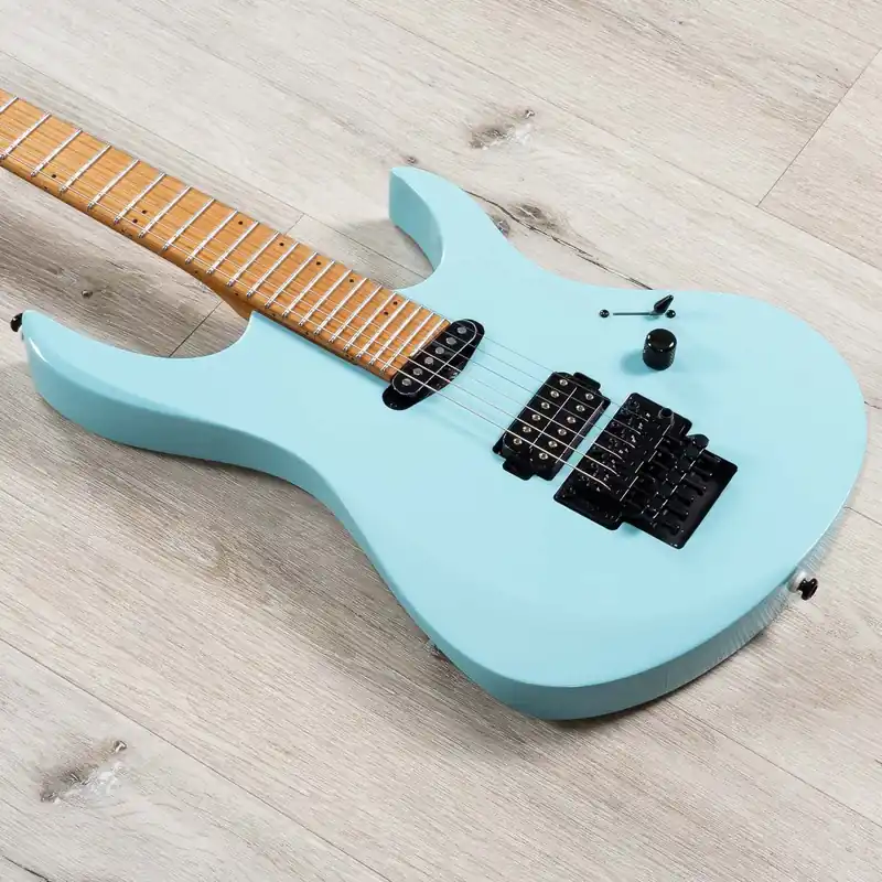 Balaguer Select Diablo Retro 27-Fret Guitar, Roasted Maple Fretboard, Floyd Rose, Cerulean Blue Trusted Brand