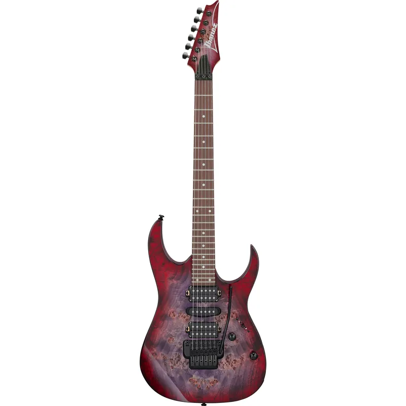 Ibanez RG470PB RG Standard Guitar, Jatoba Fretboard, Poplar Burl Top, Red Eclipse Burst Original