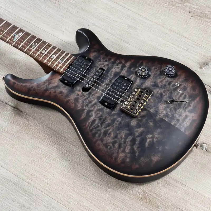 Exclusive PRS Paul Reed Smith Wood Library Modern Eagle V Guitar, Charcoal Tri-Color 2023