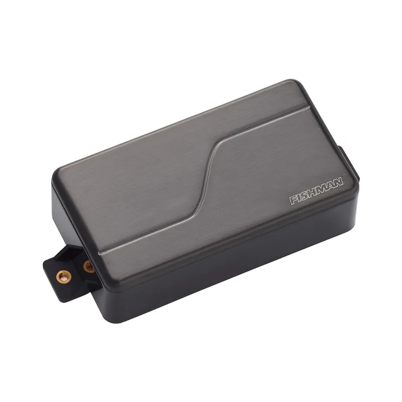 Latest Fishman Fluence Modern 3-Voice Alnico Active Guitar Humbucker Pickup, Brushed Black Nickel