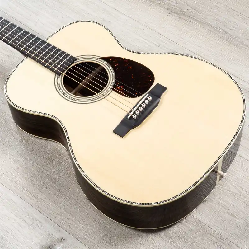 Martin Custom Shop OM-28 Inspired Acoustic Guitar, Ziricote Back & Sides, Italian Alpine Spruce Get Yours