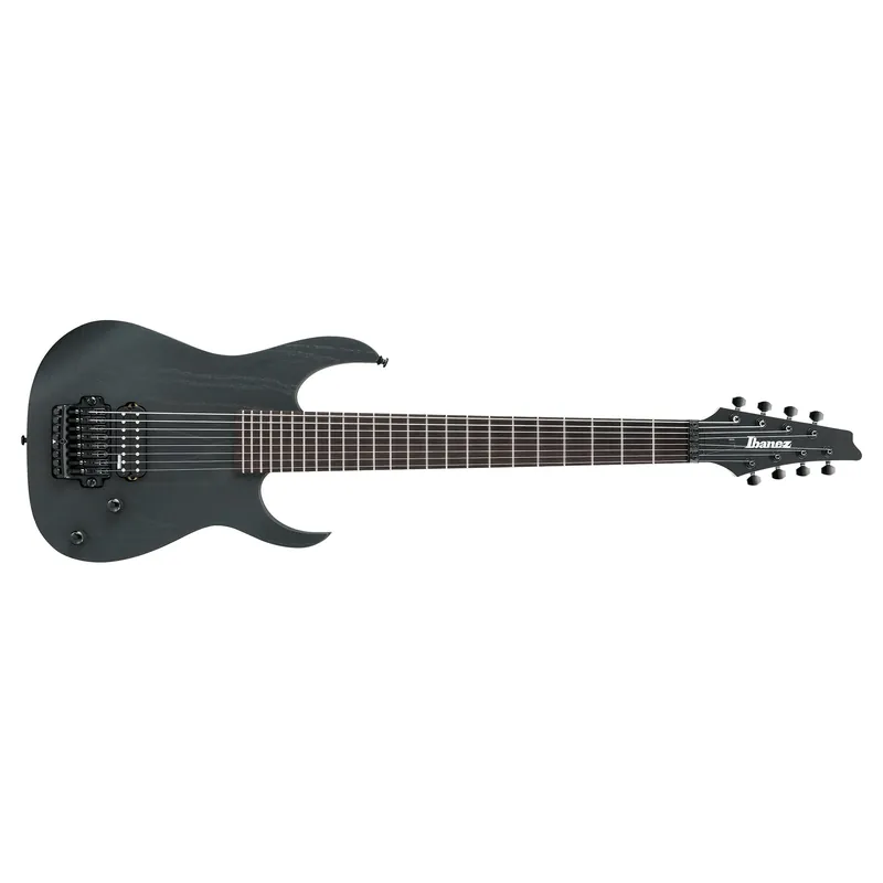 Genuine Ibanez M80M Marten Hagstrom Meshuggah 8-String Guitar, Rosewood Fingerboard, Weathered Black