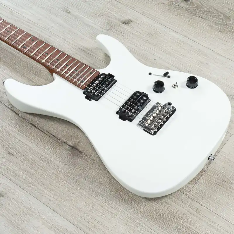 Special Offer Ibanez AZ2402 AZ Prestige Guitar, S-Tech Roasted Maple Fretboard, Pearl White Flat