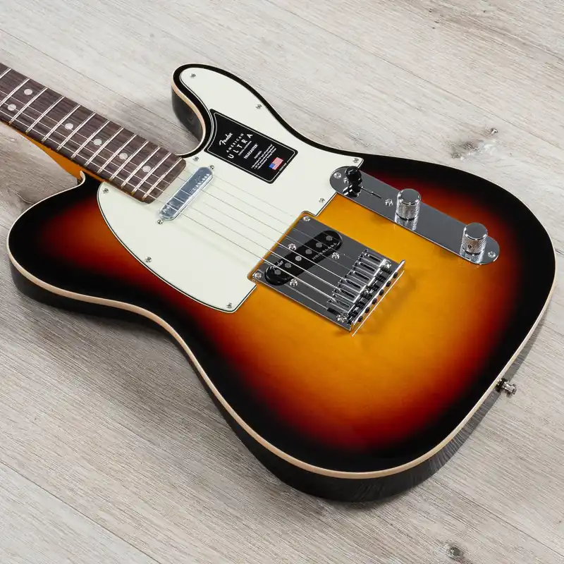 Fender American Ultra Telecaster Guitar, Rosewood Fingerboard, Ultraburst Latest