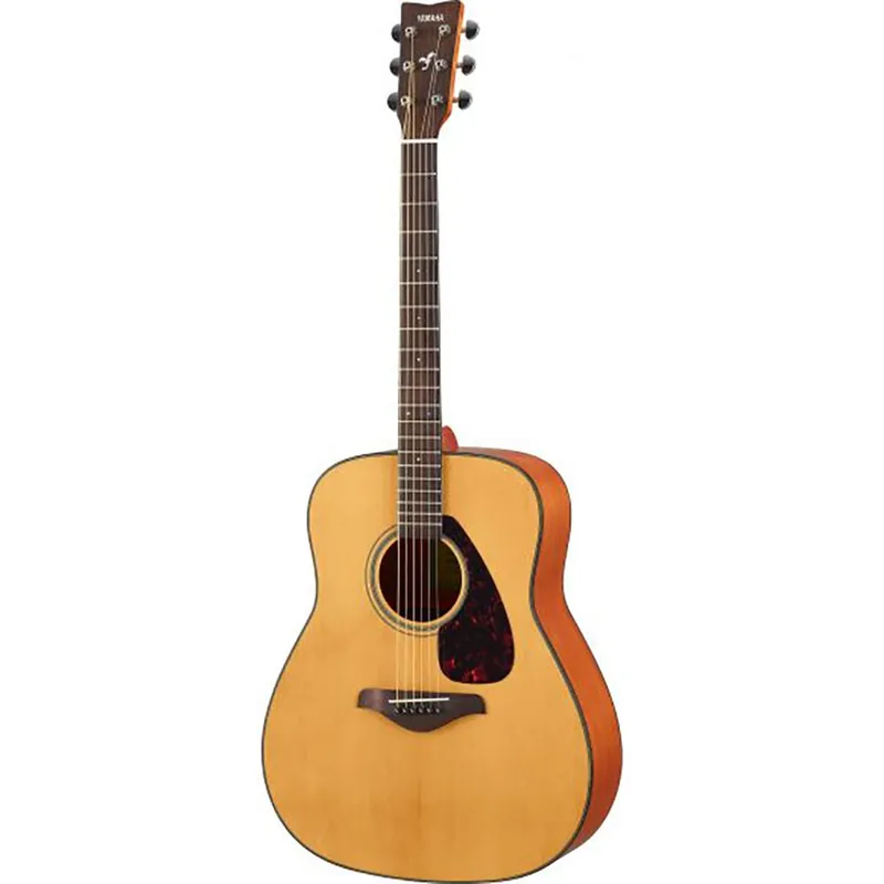 Yamaha FG800J Dreadnought Acoustic Guitar, Rosewood Fretboard, Natural Handmade