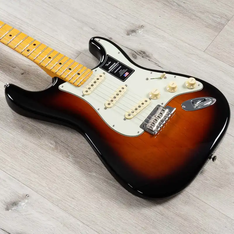 Fender American Professional II Stratocaster Guitar, Maple Fretboard, 70th Anniversary 2-Color Sunburst Affordable