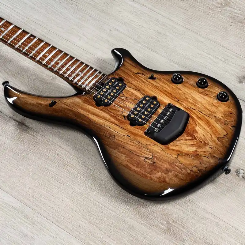 Ernie Ball Music Man John Petrucci Majesty 6 Guitar, Spalted Maple, Spice Melange Big Sale
