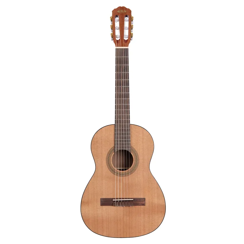 Clearance Kala Cedar Top Mahogany Nylon-String 3/4-Size Classical Guitar, Rosewood Fretboard, Gloss