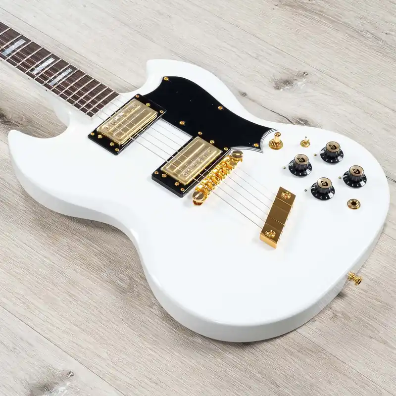 Guild USA Artist Edition Kim Thayil S-100 Polara Guitar, Rosewood Fretboard, White Gloss Nitro Grab Now