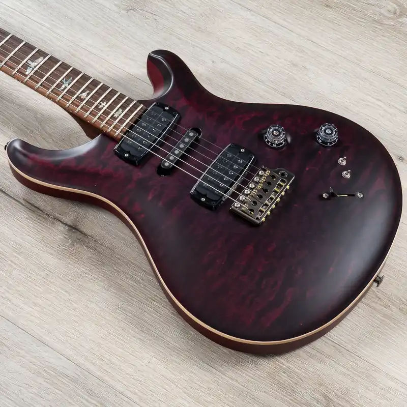 While Supplies Last PRS Paul Reed Smith Wood Library Modern Eagle V Guitar, Brazilian Rosewood Fretboard, Rosewood Neck, Ash Body, Quilt Top, Angry Larry
