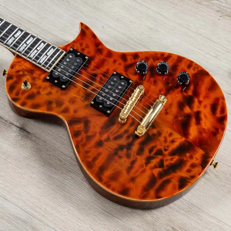 Time-Limited ESP USA Eclipse Guitar, Quilted Maple Top, Seymour Duncan '59 & Custom, Tiger Eye