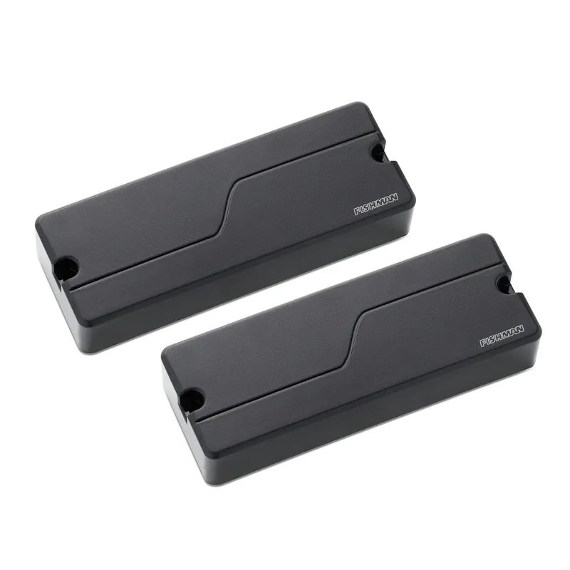 Top Rated Fishman Fluence Modern 3-Voice Active 8-String Guitar Humbucker Pickup Set, Black Plastic