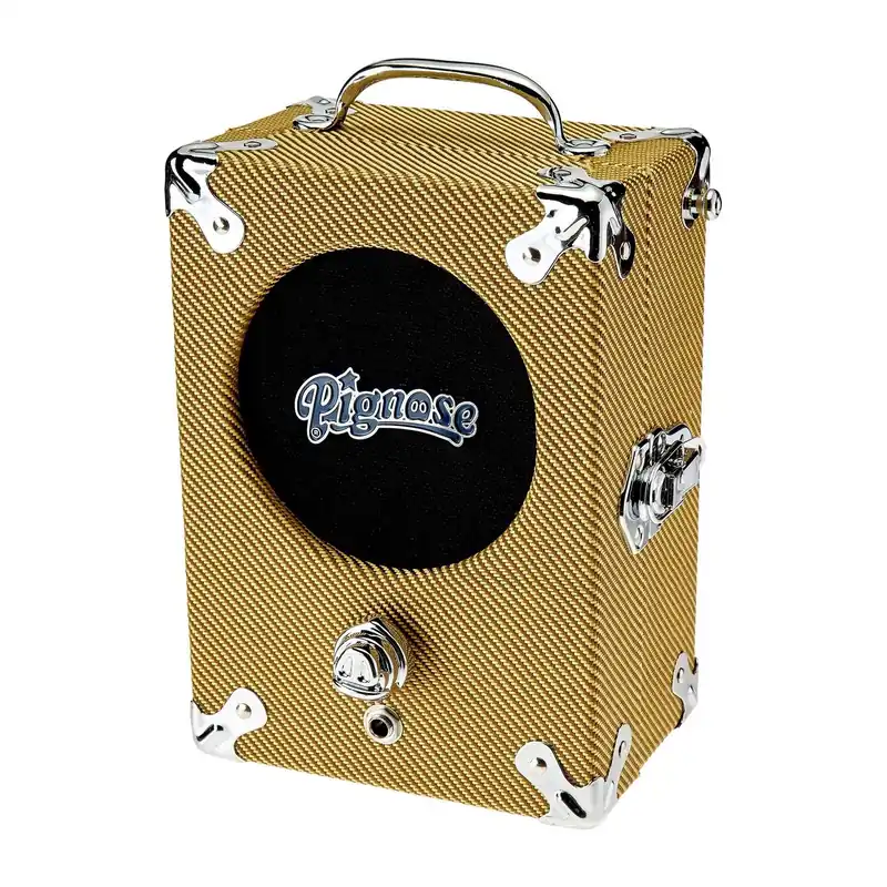 Same Day Shipping Pignose Amps 7-100 T 5-Watt 1x5Portable Guitar Combo Amp, Limited-Edition Tweed