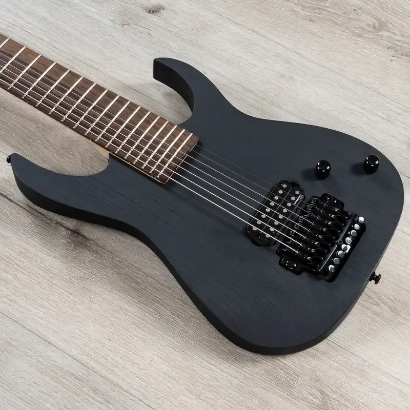 Don’t Miss Out Ibanez M80M Marten Hagstrom Meshuggah 8-String Guitar, Rosewood Fretboard, Weathered Black