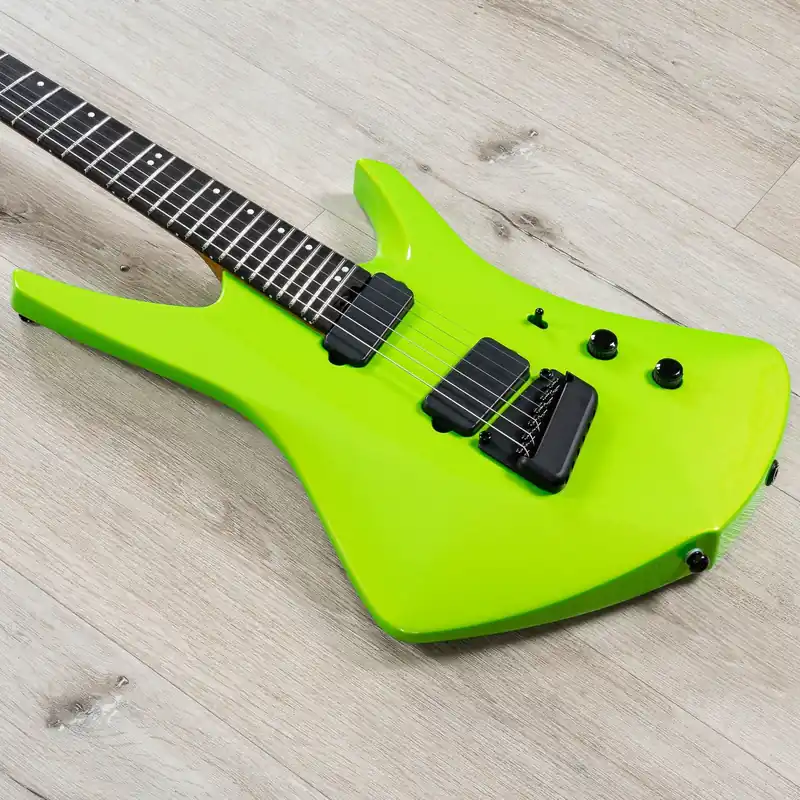 Cheap Ernie Ball Music Man Kaizen 6 Multi-Scale Guitar, Ebony Fretboard, Kryptonite