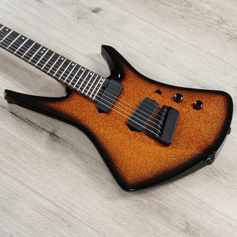 Ernie Ball Music Man Kaizen 7 7-String Multi-Scale Guitar, Ebony Fretboard, Ember Burst Factory Price