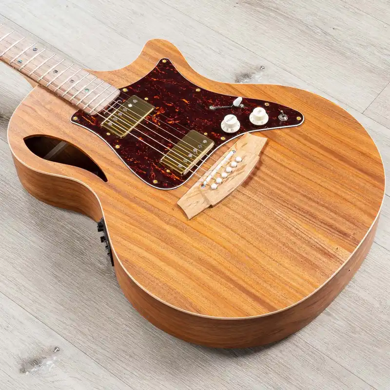 Cole Clark TL2EC-BLBL-HH True Hybrid Thinline Grand Auditorium Acoustic-Electric Guitar, Natural Price Cut