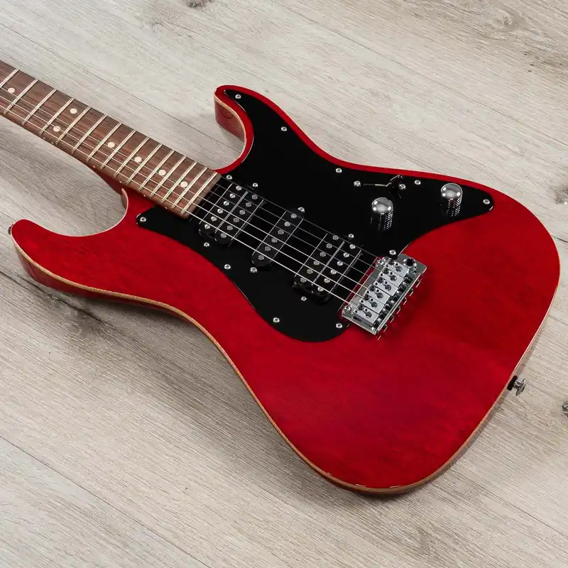 Sale Suhr John Suhr Signature Standard Guitar, Pau Ferro Fingerboard, Trans Red
