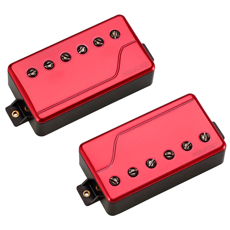 Fishman Fluence Richard Z Kruspe Signature Active Guitar Humbucker Pickup Set, Metallic Red Fast Shipping