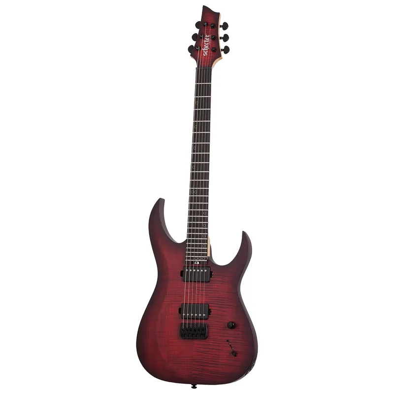 Schecter Sunset-6 Extreme Guitar, Ebony Fretboard, Scarlet Burst Big Sale