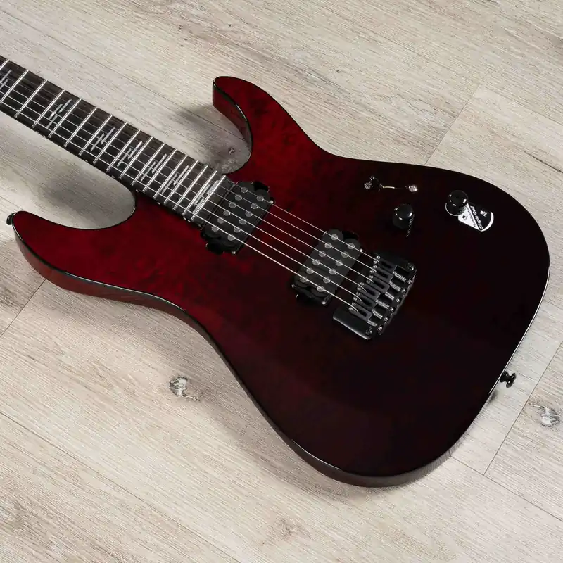 Markdown Schecter 2180 Reaper-6 Elite Guitar, Ebony Fingerboard, Blood Burst