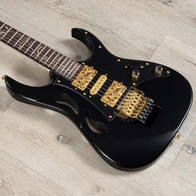 Ibanez PIA3761 Steve Vai PIA Guitar, Rosewood Fingerboard, Onyx Black Brand New